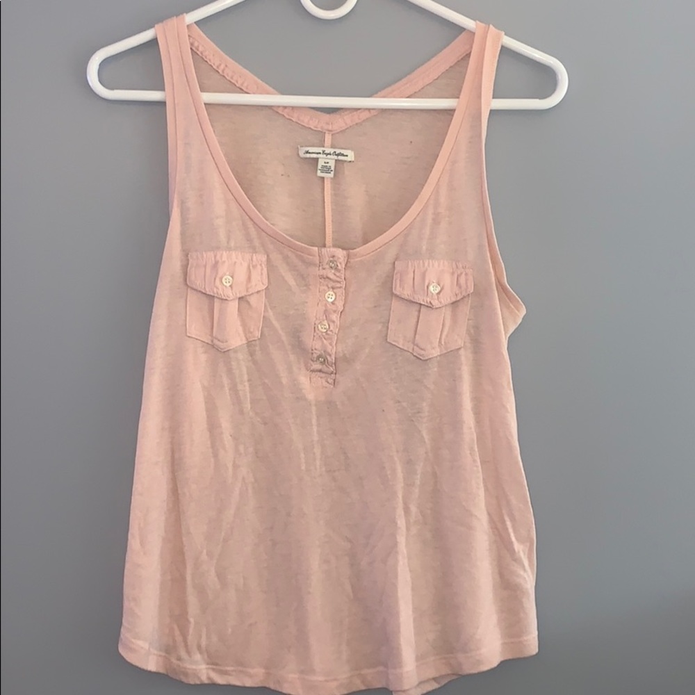 light pink american eagle tank